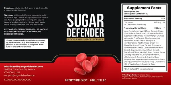 sugar defender science 